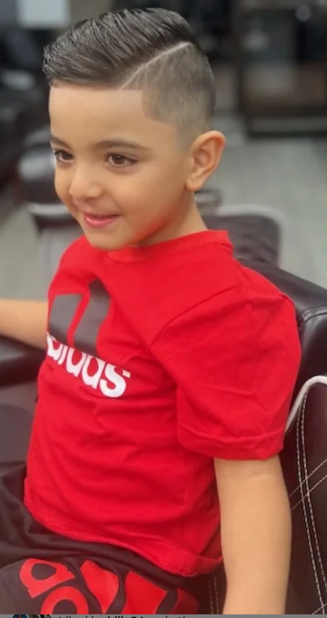 Kids Side Part Fade