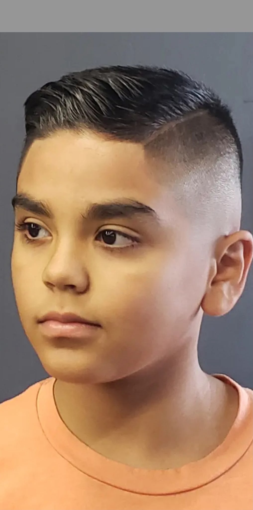 Kids Side Part Fade