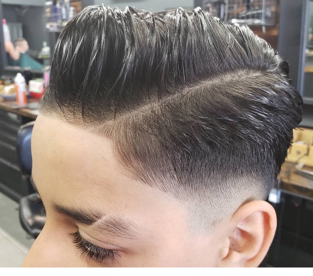 Skin Fade Slick Back